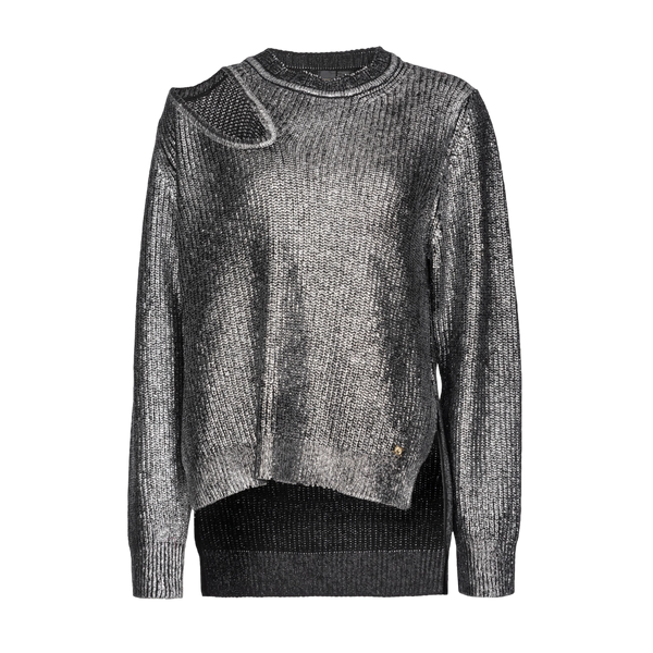 PINKO PULLOVER PATENTMUSTER METALLIC