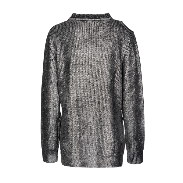 PINKO PULLOVER PATENTMUSTER METALLIC