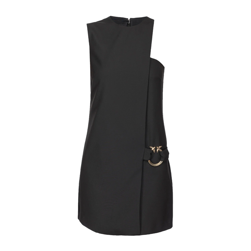 PINKO MINI-SCHLAUCHKLEID SCHLIESSE LOVE BIRDS