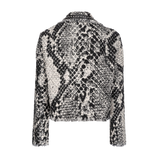 Pinko Boxy Jacke Jacquard Snake