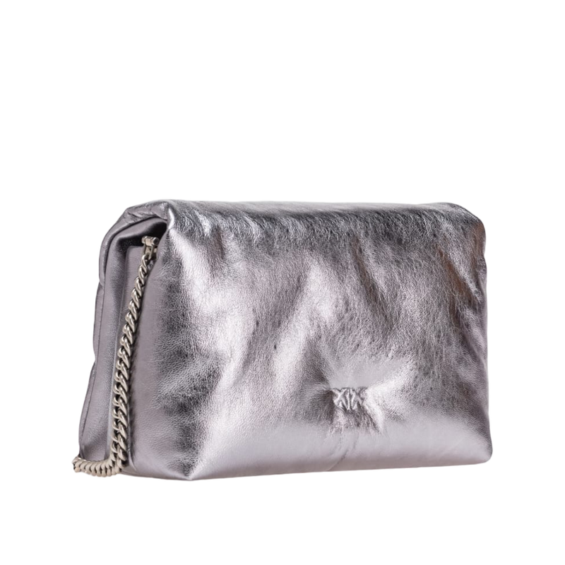 PINKO CLASSIC LOVE BAG CLICK PUFF METALLIC