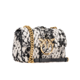 PINKO MINI LOVE BAG ONE JACQUARD SNAKE