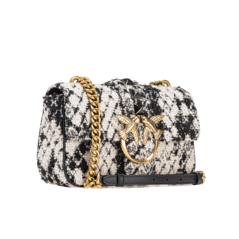 PINKO MINI LOVE BAG ONE JACQUARD SNAKE