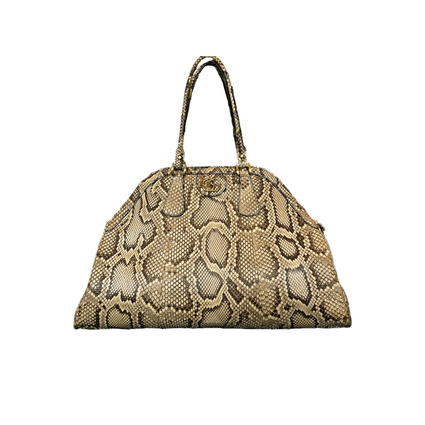 Gucci Rebelle BELLE  Schultertasche Python