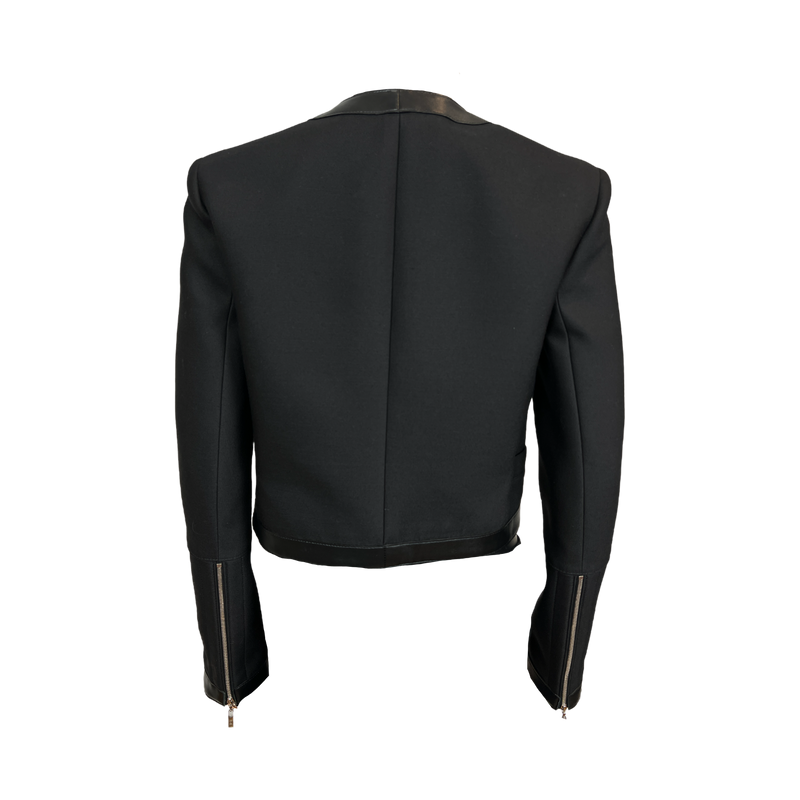 Louis Vuitton schwarze Cropped Jacke