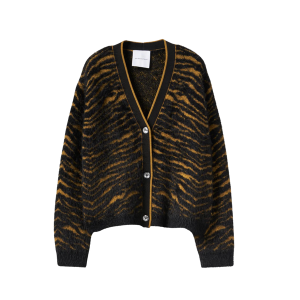 Delicatelove V-Neck Cardigan RABEA BIG TIGER